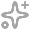 Minimalist star plus circle design